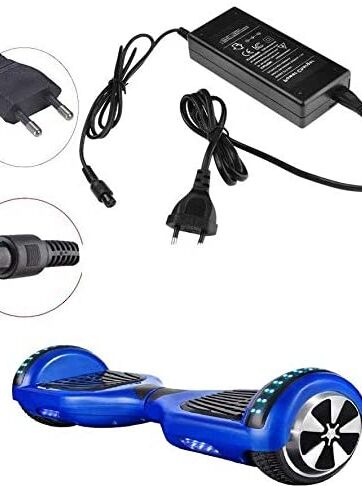 Adattatore Caricatore Caricabatteria Alimentatore 42V 2A per Hoverboard Skateboard Smart Balance