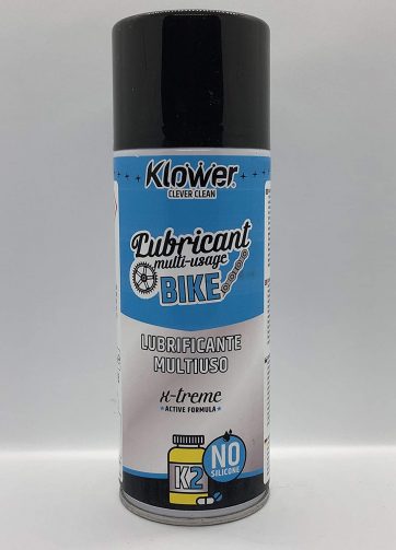 Klower Bike K2 Lubrificante Multiuso Spray Bici Bicicletta Bike Rimuove Grasso Olio Polvere Sporco 400 Ml