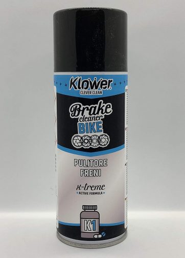 Klower Bike K1 Pulitore Freni Spray Bici Bicicletta Bike Rimuove Grasso Olio Polvere Sporco 400 Ml