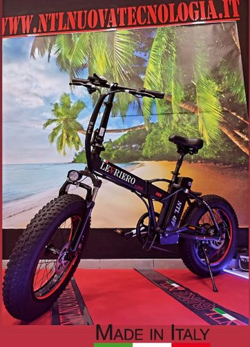 FAT bike E-CROSS Levriero 500W 48V