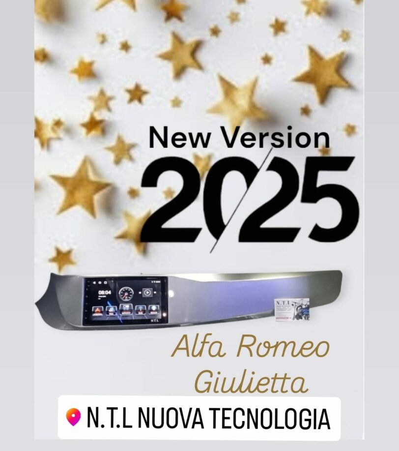 AUTORADIO ANDROID 13 NTL ALFA ROMEO GIULIETTA COMPLETO 2010-2014 WIFI NAVIGATORE + recupero comandi+OMAGGIO RETROCAMERA