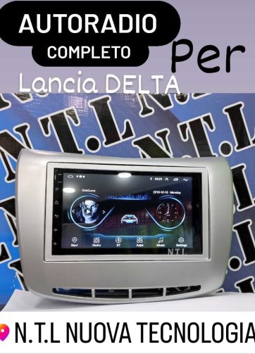 AUTORADIO ANDROID 10 X LANCIA DELTA  COMPLETO 2 RAM 32 ROM NTL+INTERFACCIA+Omaggio RETROCAMERA