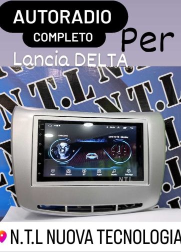 AUTORADIO ANDROID 12 X LANCIA DELTA  COMPLETO 2RAM 32gb ROM NTL+INTERFACCIA  CON OMAGGIO RETROCAMERA