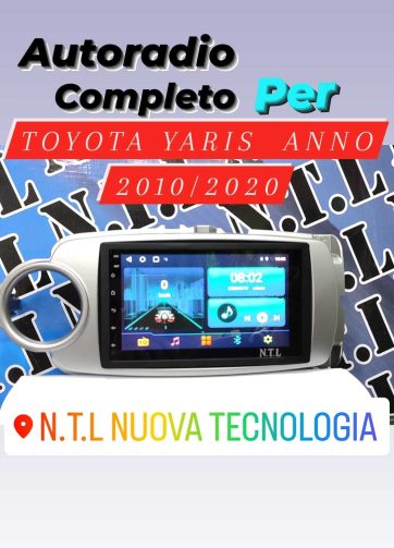 AUTORADIO ANDROID 10  completo PER TOYOTA YARIS