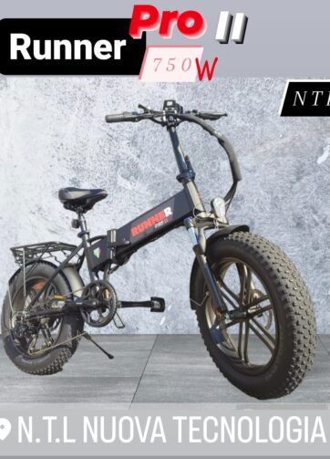 BICICLETTA Pieghevole FAT BIKE  RUNNER PRO II 750W 48V NTL