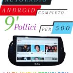 AUTORADIO ANDROID FIAT 500 2007-2015 STEREO AUTO TOUCH 9 POLLICI WIFI NAVIGATORE - immagine 2