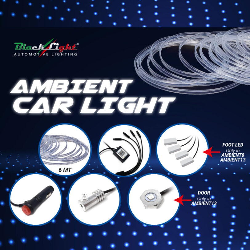 Atmosfera RGB fibra ottica 6 vie + 6 mt fibra N.T.L - immagine 2