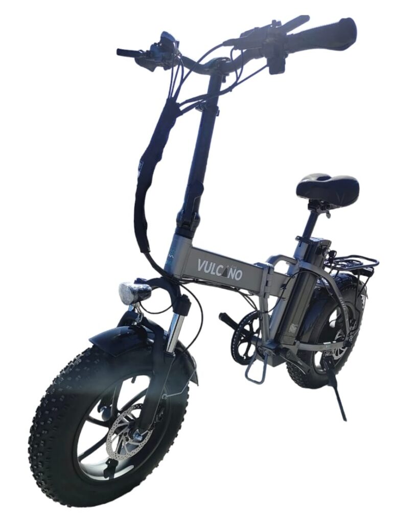 Bici elettrica Fat Bike Vulcano Little v1.4 250W 48V Potenziata con cerchi in lega