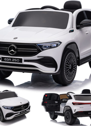 Mercedes Eqa Auto Bambino Vettura per Bambini Auto Elettrica Giocattolo Bianco