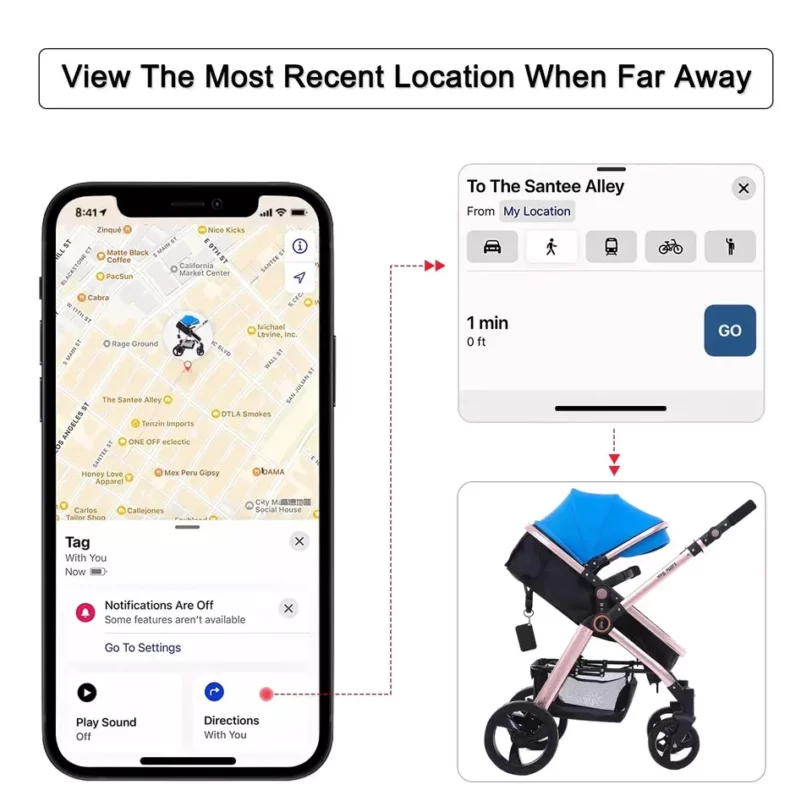AIRTAG Mini Localizzatore GPS MFI Tracker Funziona APP IOS APPLE IPHONE DOV’È - immagine 5