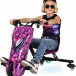 Scooter per Bambini 360 Gradi - Motore Elettrico da 250 Watt - 3 Livelli di Velocità - Illuminazione LED - Sedile Regolabile 8,5 - immagine 2