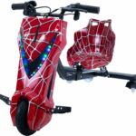 Scooter per Bambini 360 Gradi - Motore Elettrico da 250 Watt - 3 Livelli di Velocità - Illuminazione LED - Sedile Regolabile 8,5 - immagine 5
