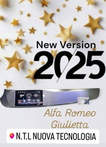 AUTORADIO ALFA GIULIETTA 4gb 32gb CAR PLAY +omaggio RETROCAMERA