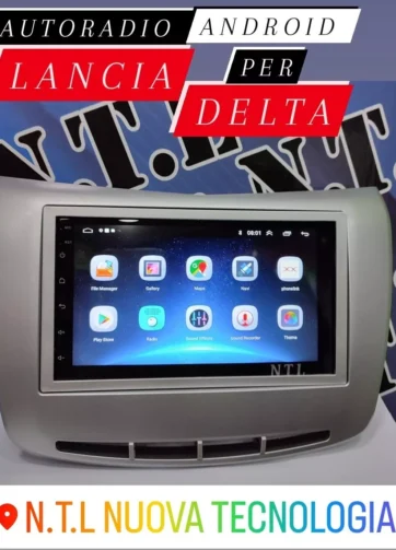 Autoradio Android 13 PER LANCIA DELTA  4gb + 32gb CARPLAY Con recupero comandi (Escluso mascherina)+OMAGGIO RETROCAMERA