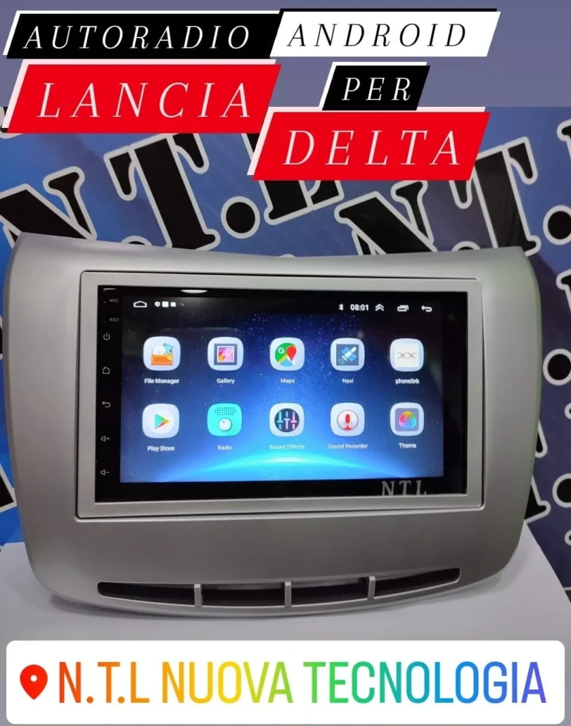 Autoradio Android 13 PER LANCIA DELTA  4gb + 32gb CARPLAY Con recupero comandi (Escluso mascherina)+OMAGGIO RETROCAMERA