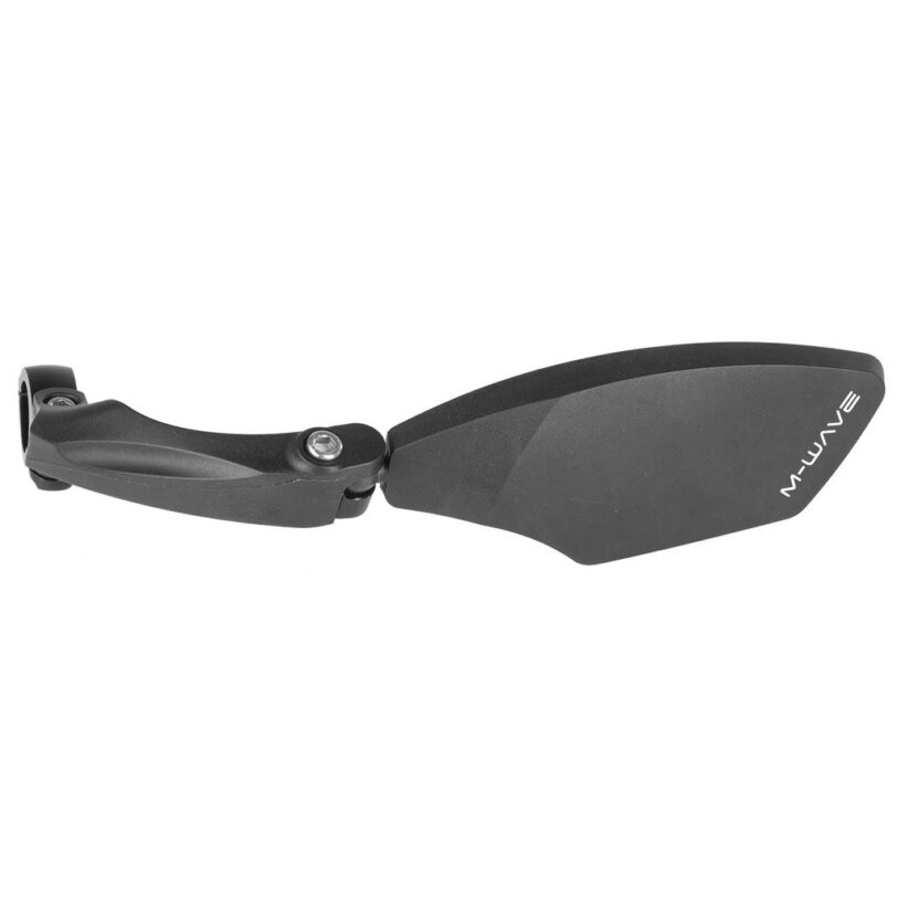 Specchietto bicicletta lato destro bicycle mirror M-Wave for mounting on handlebar (right side), alloy clamp 22.2mm - immagine 3