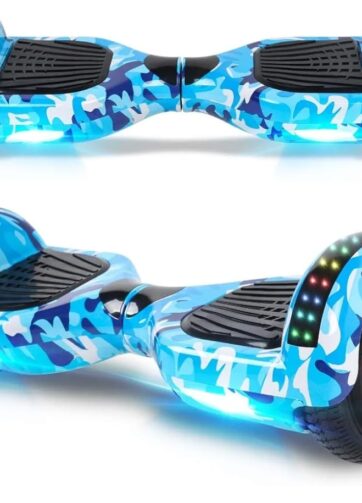 HOVERBOARD 6.5" CON LUCI LED BT SELF BALANCE VARI COLORI