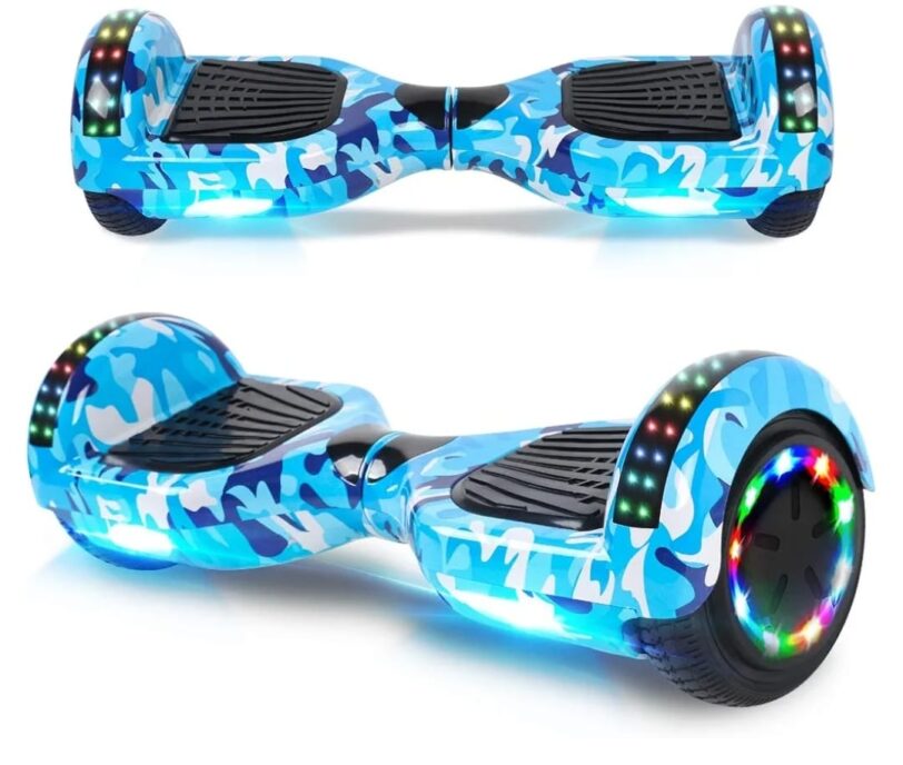 HOVERBOARD 6.5" CON LUCI LED BT SELF BALANCE VARI COLORI